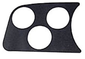 EMPI 14-1001 Black 3 Gauge Hole Dash Panel Vw Bug